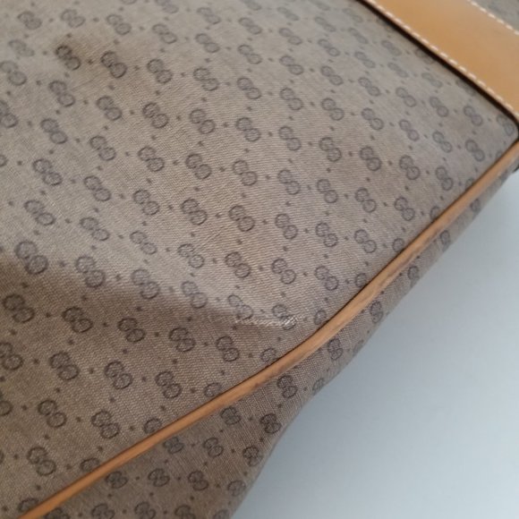 Vintage Gucci Supreme Large Travel Tote with lock/key/tag - Picture 8 of 10